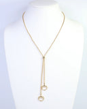 Caroline Hill Frances Horsebit Adjustable Chain Necklace