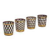 Jonathan Adler Boxed Versailles Glassware Set of 4