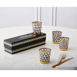 Jonathan Adler Boxed Versailles Glassware Set of 4