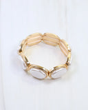 Caroline Hill Arlet Pearl Stretch Bracelet