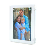 Tara Wilson White Background Square Flip Frame - Double-sided for Two 5" x 7" Pictures