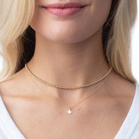 Enewton 16" Signature Cross Gold Charm Necklace