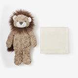 Elegant Baby Swirl Lion Bedtime Huggie Plush Toy and Blanket