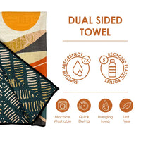Double Sided Recycled Plastic Bottle Microfiber Kitchen Towels – DazzleUSA