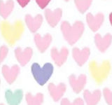 Baby Steps and Little Mish Baby Zipper Footie - Pastel Hearts