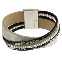 Origin Metallic Print Twist Bracelet