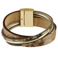 Origin Metallic Print Twist Bracelet