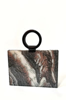 Sea Lily Marble Lucite Tote
