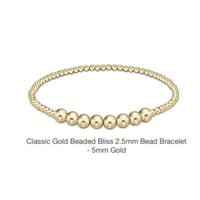 enewton Classic Gold Beaded Bliss 2.5mm Bead Bracelet with 5mm Beads Gold