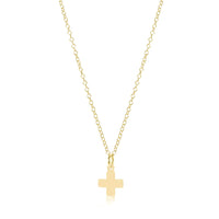 Enewton 16" Signature Cross Gold Charm Necklace