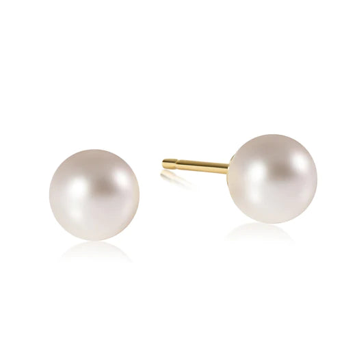 Enewton Pearl Stud Earrings 6mm, 8mm, 10mm – DazzleUSA