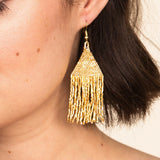 Ink + Alloy Gold Luxe Petite Fringe Earring