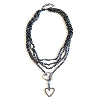 Margo Rebecca Priscilla Layered Heart Necklace