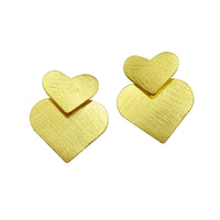 Betty Carre Double Heart Earring DazzleUSA