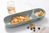 Pampa Bay Textured Chip and Dip in Aqua Melamine