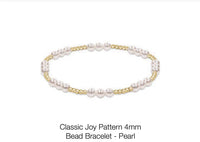 Enewton Classic Joy Pattern 4mm Bead Bracelet Pearl