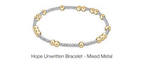 Enewton Hope Unwritten Mixed Metal Bead Bracelet 4mm