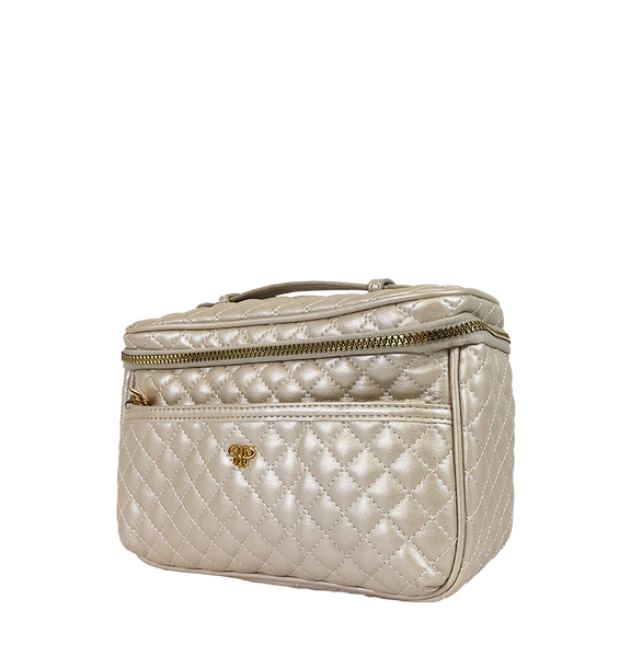 Pursen Classic Train Case - Natural Luster