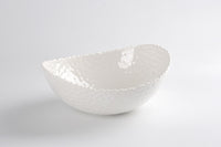 Pampa Bay Large Oval Bowl in White Melamine