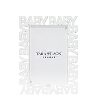 Tara Wilson Beveled Clear Lucite BABY Picture Frame