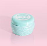 Capri Blue Volcano Aqua Printed Mini Tin 3oz. Candle