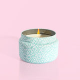 Capri Blue Volcano Aqua Print Travel 8.5oz Tin Candle
