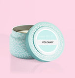 Capri Blue Volcano Aqua Print Travel 8.5oz Tin Candle