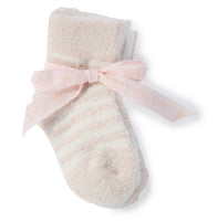 Barefoot Dreams COZYCHIC LITE® INFANT SOCK SET in Pink