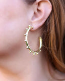 Sheila Fajl Merry Go Round 2" Hoop Earring