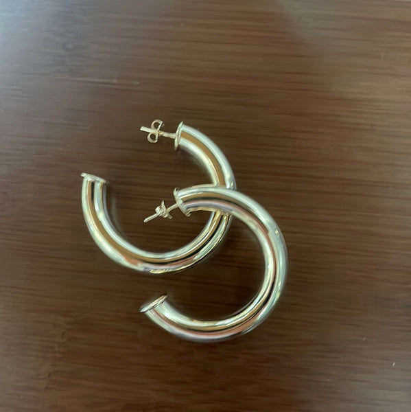 Iishii Designs Gold Filled 40mm Hoop Earring