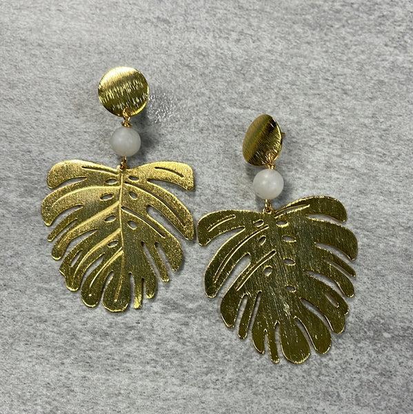 LAO Leaf Dangle Earring