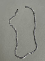 iishii Designs 3mm CZ Three Prong Tennis Necklace