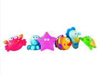 Elegant Baby Lagoon Party Squirtie Bath Toys