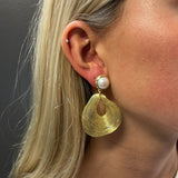 Marcia Moran Coleen Pearl Earring