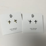 iishii Designs Simple Cross Earring