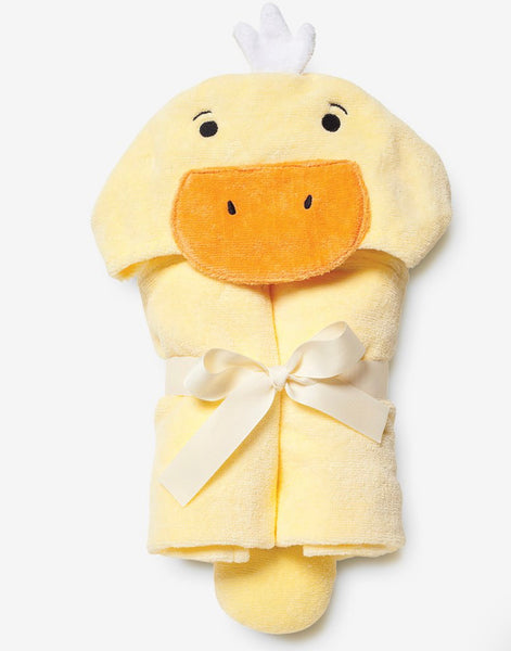 Elegant Baby Yellow Duckie Hooded Baby Bath Towel