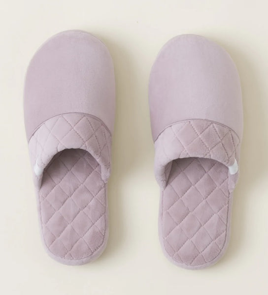 Barefoot Dreams LuxChic Slippers in Faded Rose