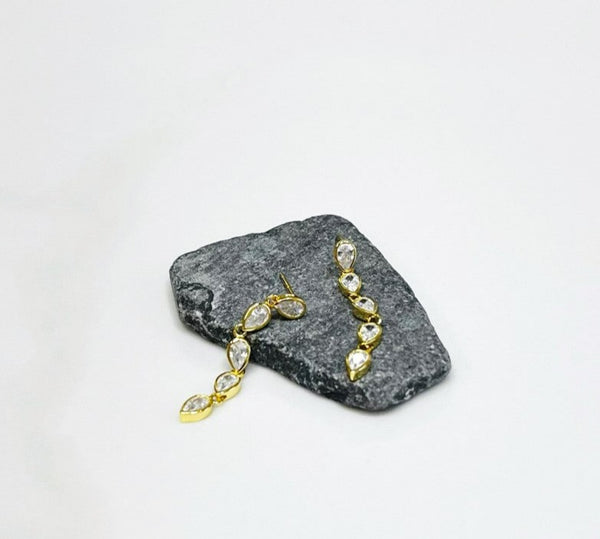 Iishii Designs 5 Stone CZ Drop Earring