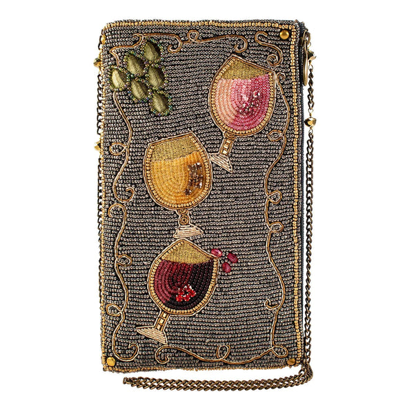 Mary Frances Wine Pairing Cell Phone Crossbody Handbag